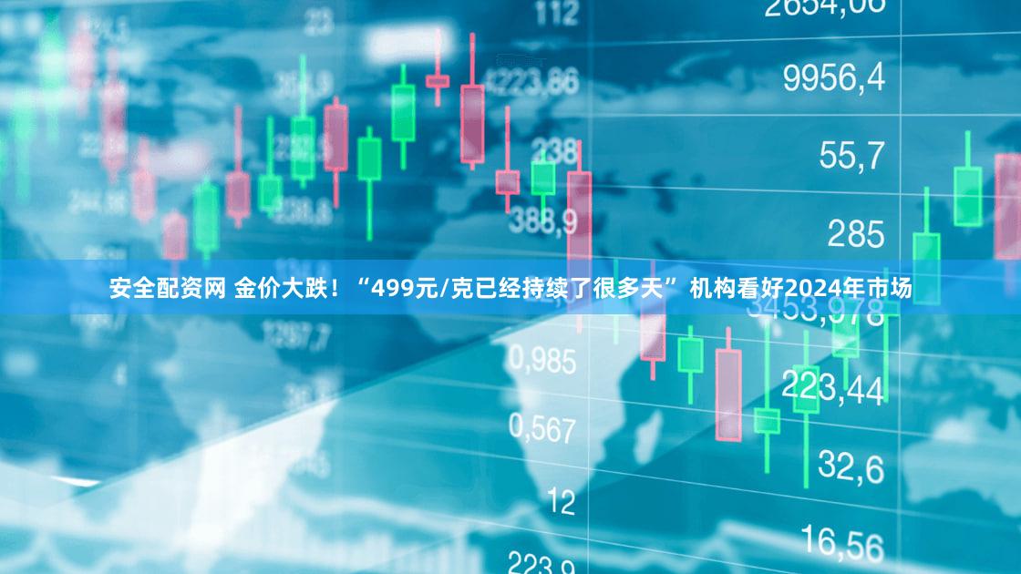 安全配资网 金价大跌！“499元/克已经持续了很多天” 机构看好2024年市场