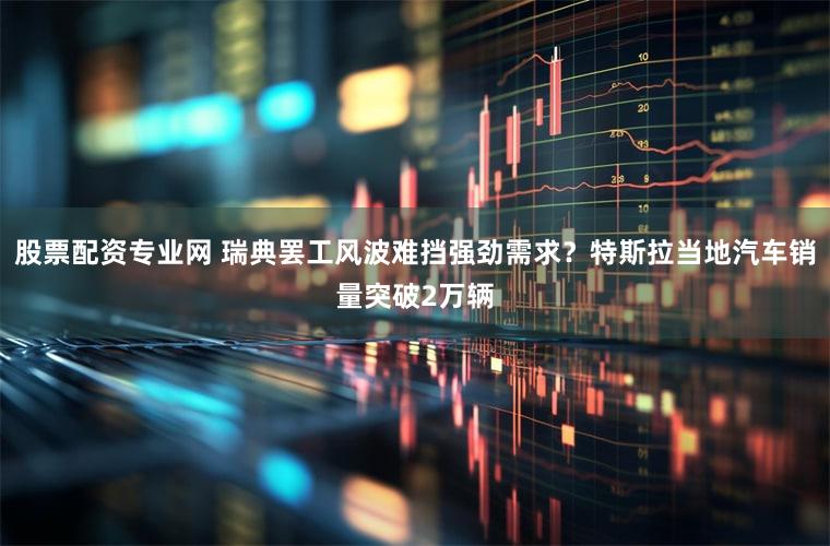 股票配资专业网 瑞典罢工风波难挡强劲需求?特斯拉当地汽车销量突破2万辆