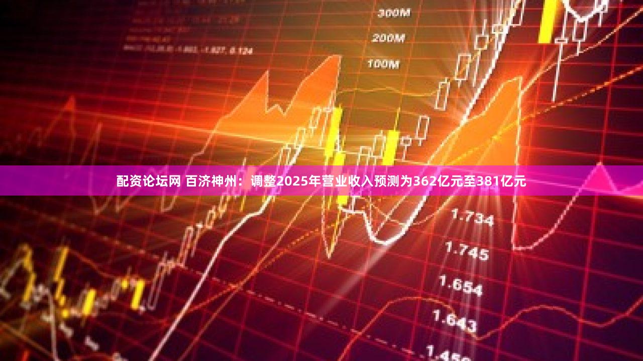 配资论坛网 百济神州:调整2025年营业收入预测为362亿元至381亿元